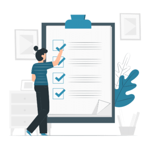 illustration évaluation checklist