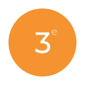 pictogramme troisième orange