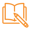 livre ouvert avec un crayon pour retenir