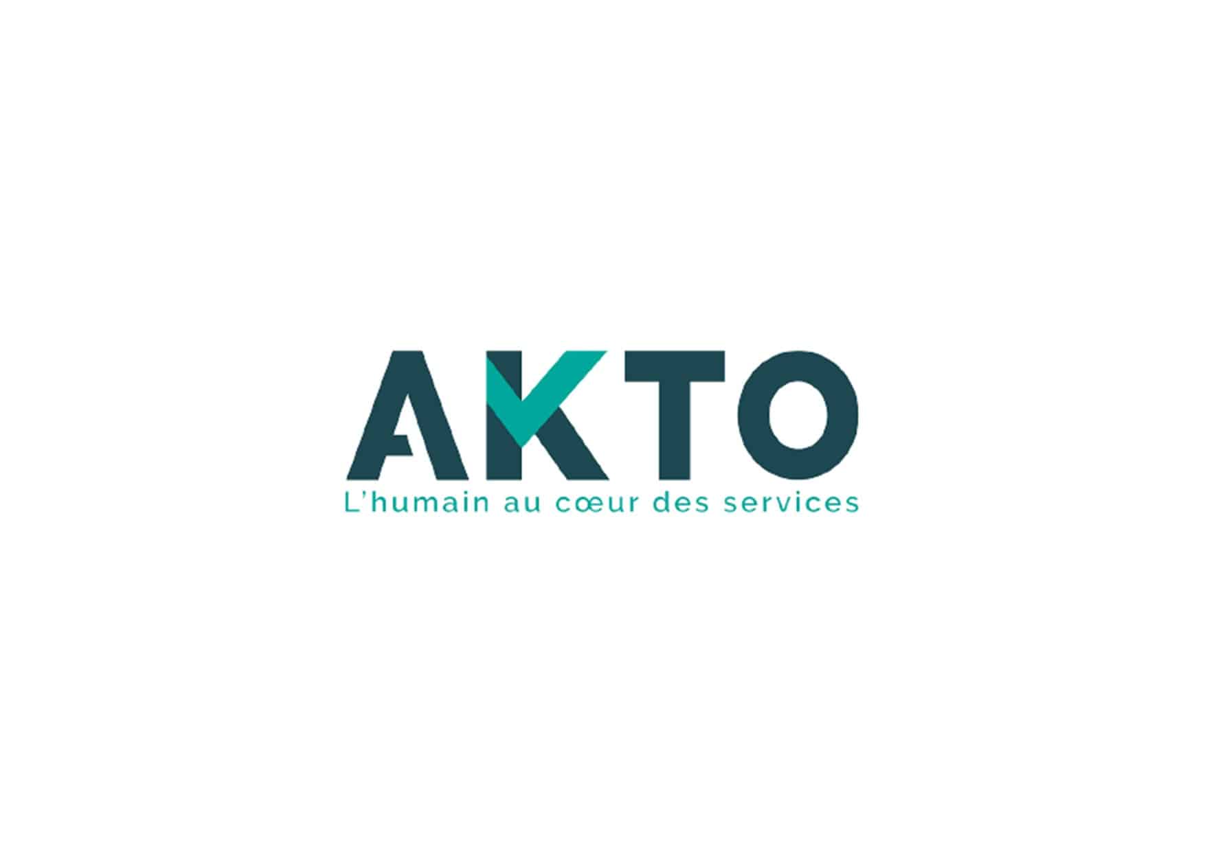 Logo de AKTO - L'humain au cœur des services
